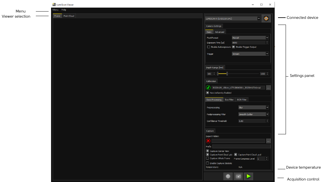 User interface overview (fig 11)